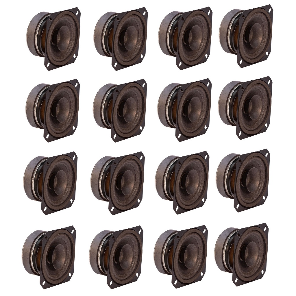 16 Alto Falante Qvs 4 Polegadas 80 rms Full Range Line Vertical Automotivo Som Automotivo Som Profissional
