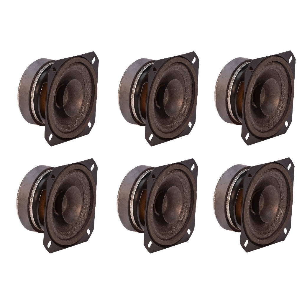 6 Alto Falante Qvs 4 Polegadas 80 rms Full Range Line Vertical Automotivo Som Automotivo Som Profissional