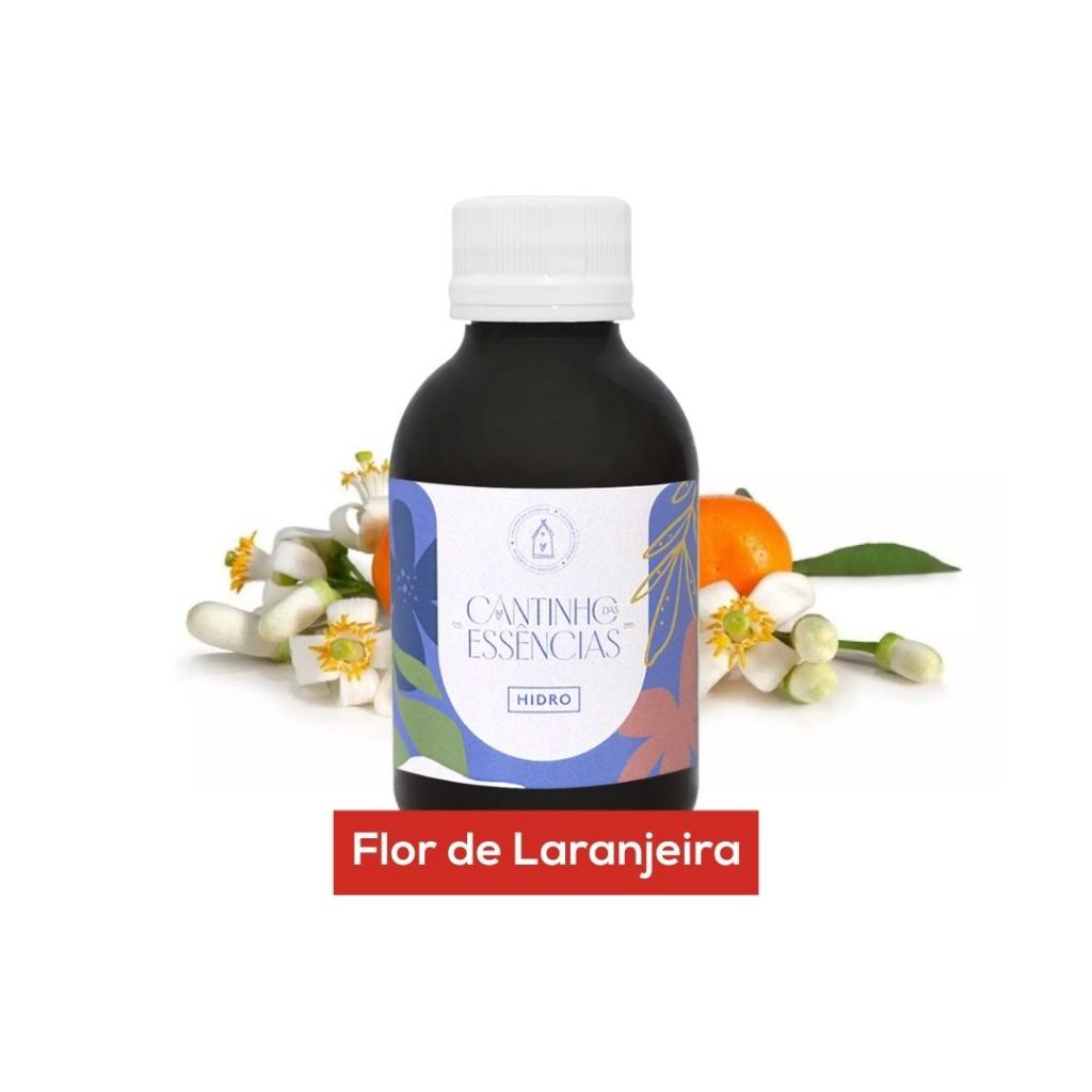 Essência Flor de Laranjeira 100g - Linha Hidrossolúvel. Para Água de Lençóis, Aromatizador elétrico e Umidificador de ar