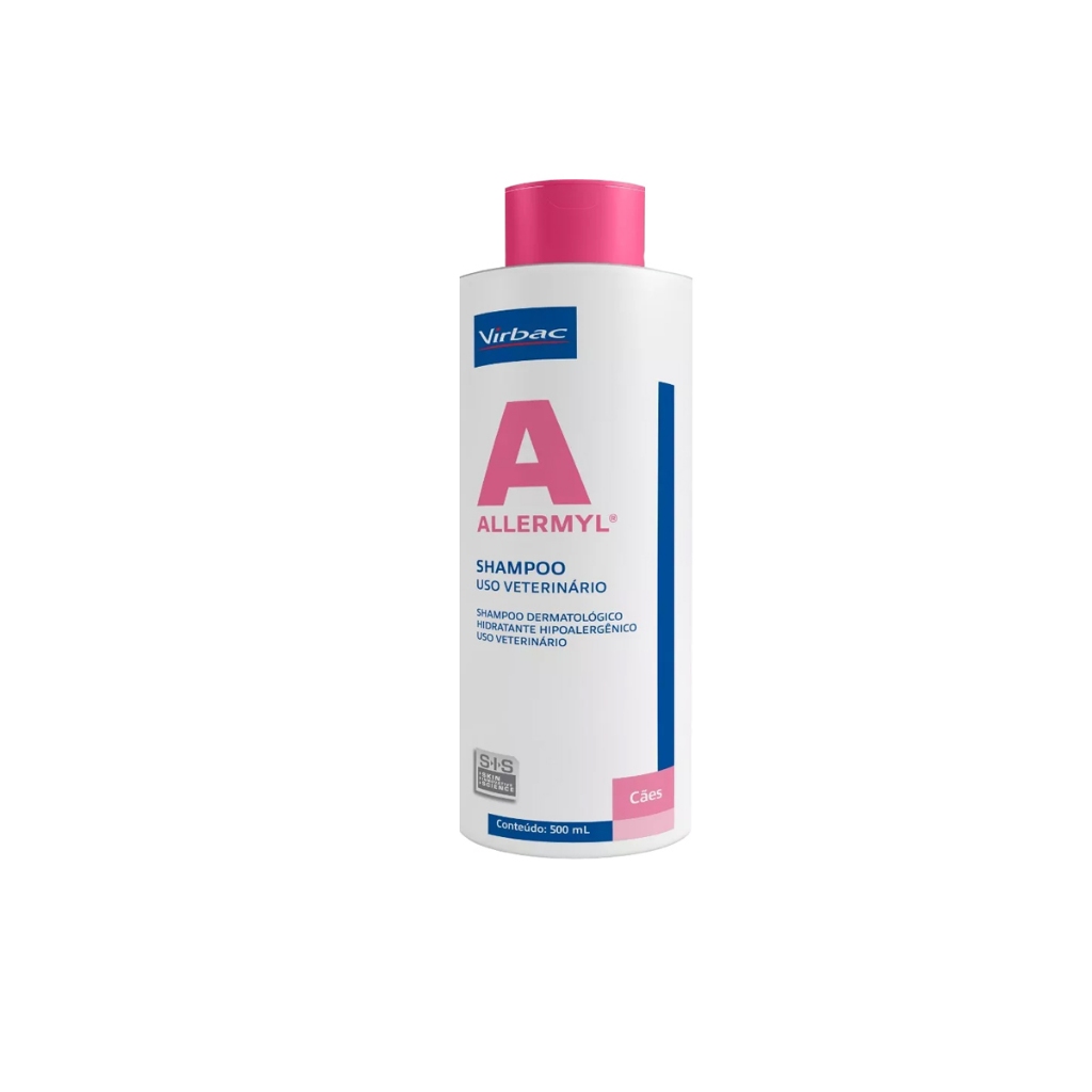 Shampoo Allermyl Glyco 500ml Hipoalergenico P/ Cães E Gatos em Oferta na Shopee