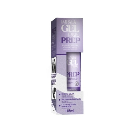 Prerp preparador e higienizador de mãos e unhas Impala Gel 115ml