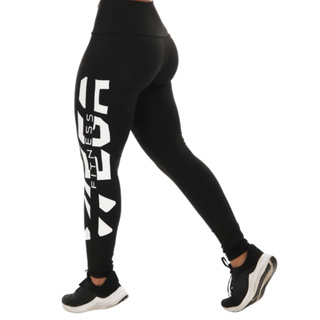 Calça Legging Feminina  Cós Alto Pala Dupla Fitnes Academia Suplex Leg Roupa Treino Wega em Oferta na Shopee