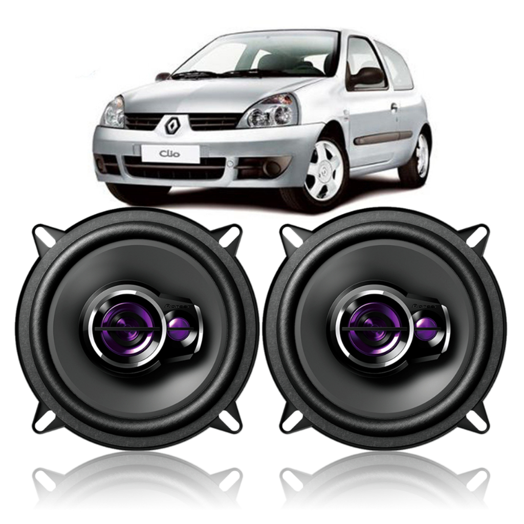 Kit Alto Falante Pioneer Porta Renault Clio Nacional 2 Porta