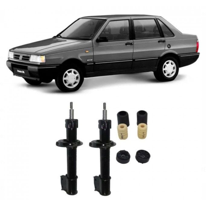 AMORTECEDOR + KIT BATENTE FIAT PREMIO DIANTEIRO (1989 ATÉ 1996) O PAR