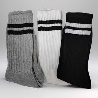 Kit até 12 Pares De Meias Cano Alto Moderna Alta Qualidade Antialérgico Algodão Premium Super Qualidade Excelentes em Oferta na Shopee