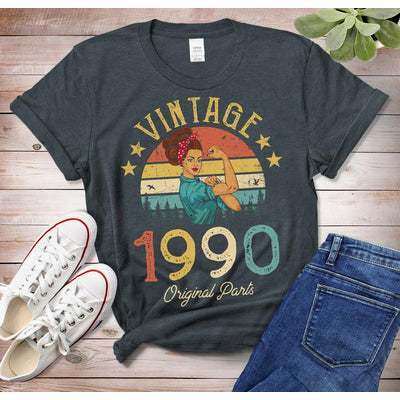 Camiseta Feminina Retro Vintage & ESTAMPA SURPRESA De Algodão Camisa Moda Stretwear