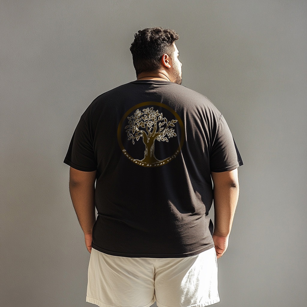 Conjunto Plus Size Camiseta Estampada Algodão e Short Mauricinho Coleção Fim de Ano Esporte