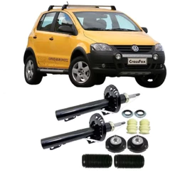 AMORTECEDOR + KIT BATENTE VW CROSSFOX DIANTEIRO (2005 ATÉ 2020) O PAR