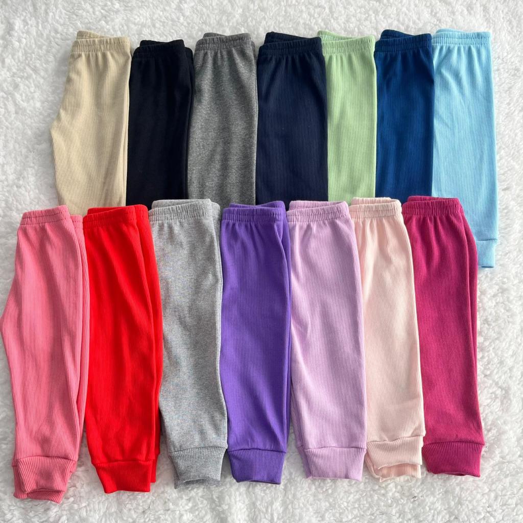 Kit 4 calça infantil (CORES SORTIDAS) | Feminino e Masculino | RN ao G e 1 ao 3 | REF 2435