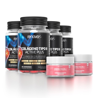 4 Potes Colágeno Tipo 2 para Ossos e Cartilagens - Renova Be em Oferta na Shopee