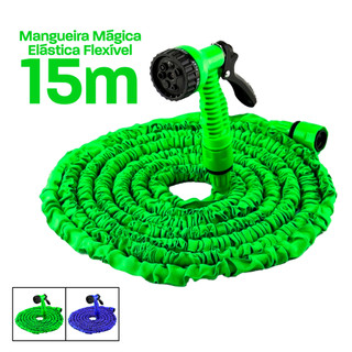 Mangueira Mágica 15M Flexível C/ 7 Funções Para Lavagem de Jardim, Carros e Quintal em Oferta na Shopee
