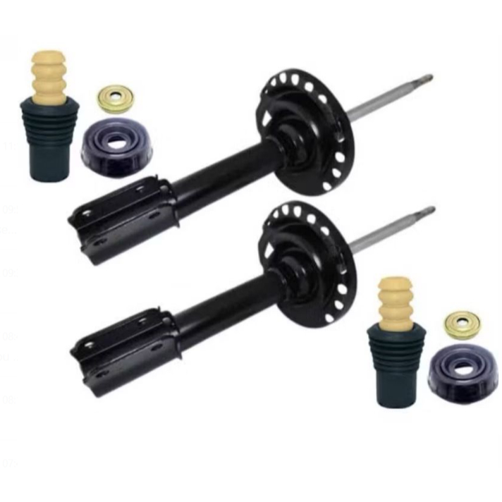 KIT 2 AMORTECEDOR SANDERO E LOGAN 2014 15 16 17 18 19 + COXIM BATENTE COIFA DIANTEIRO