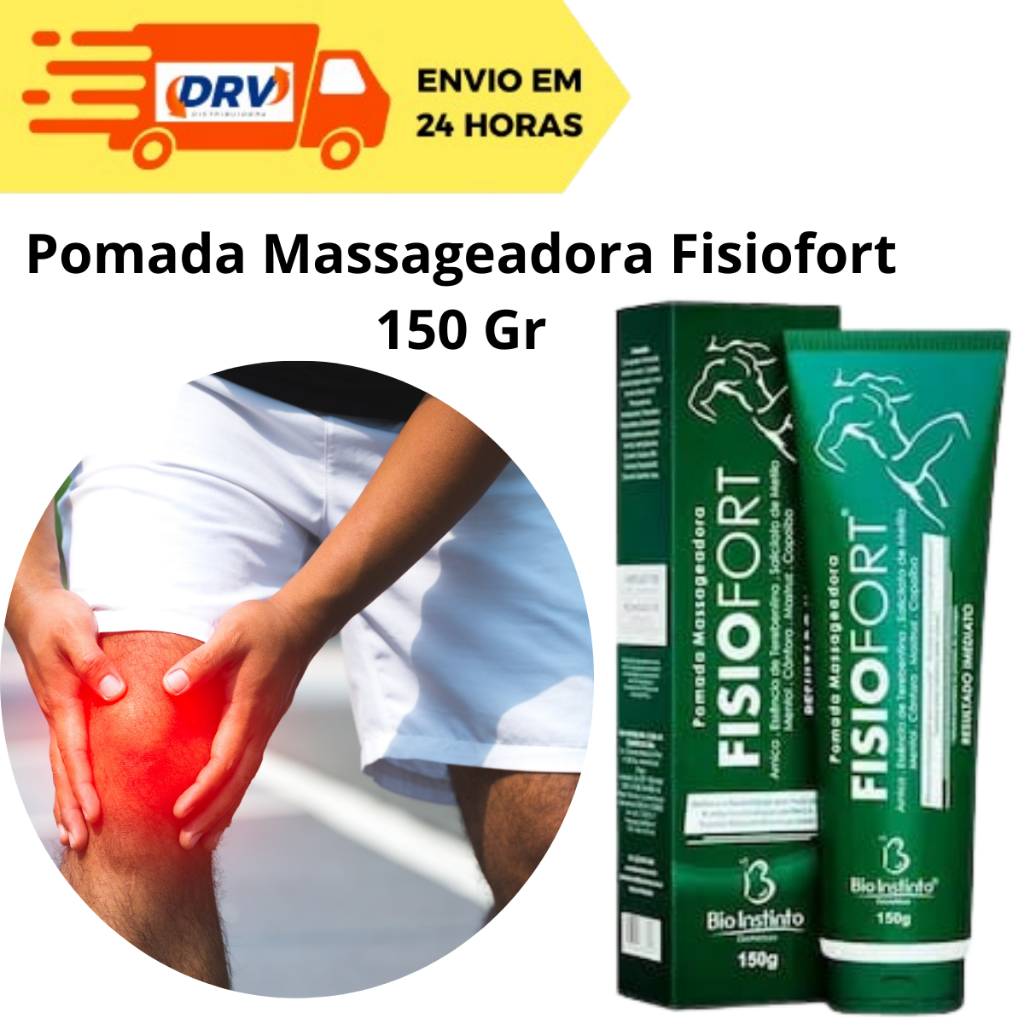 Pomada Massageadora Fisiofort 150 Gr - Pomada Fisiofort - Pomada para Massagem