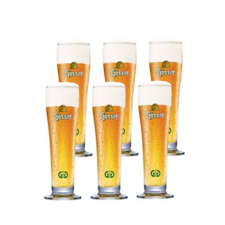 Copo Para Cerveja Gosser Nucleation Point, Copo De Vidro Para Cerveja 6 Peças, 400ml - Ruvolo em Oferta na Shopee