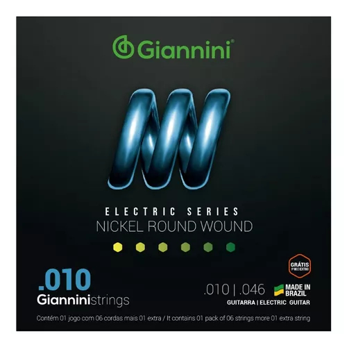 Encordoamento Guitarra 7 Cordas Giannini Geegst710 010-059