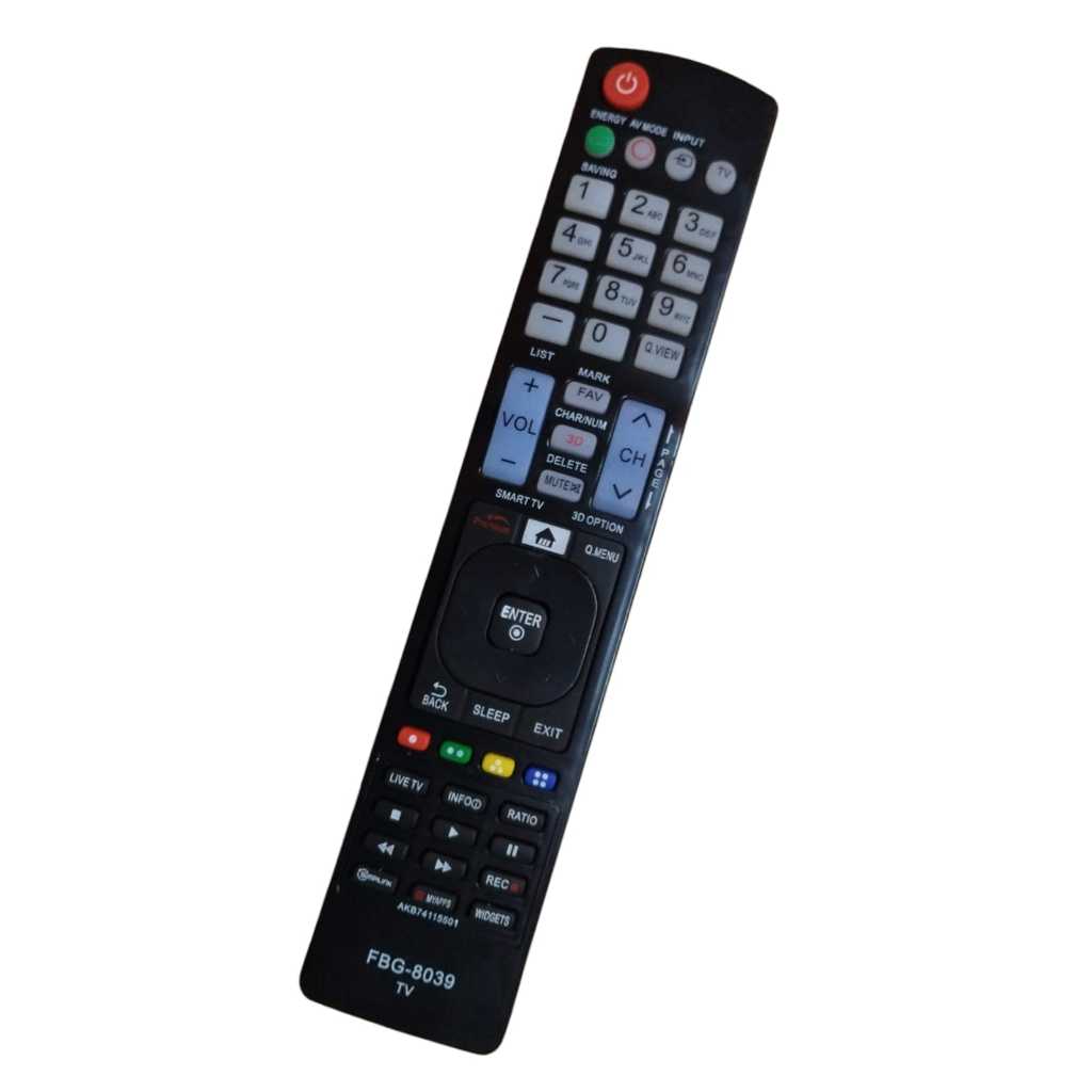 Controle Remoto Tv LG Smart 47LV5500  55LV5500 FBG-8039