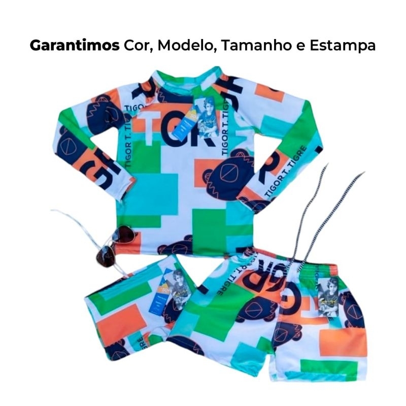 Conjunto Proteção UV TIGOR T.TIGRE Infantil Mauricinho