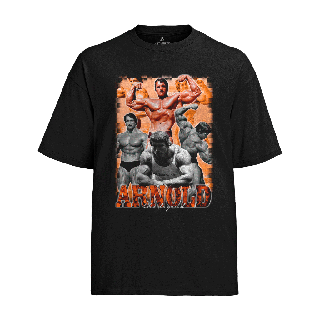 Camiseta Graphic Tee Tshirt Arnold Schwarzenegger The Legend A Lenda