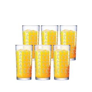 Jogo de Copos de Vidro LD Multiuso Flores 255ml 6pcs - Ruvolo em Oferta na Shopee