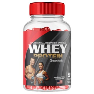 2 Whey Protein 120 Caps 500mg (Total 240Caps) em Oferta na Shopee