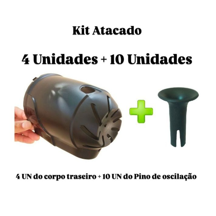 Pino De Oscilação E Corpo Traseiro Para Ventilador Arno 40 Cm Original Kit Atacado