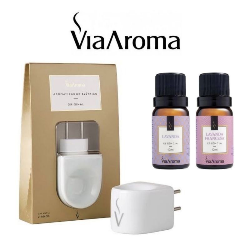 Difusor Aromatizador  de Ambiente Elétrico de Porcelana Original+Essências Clássicas