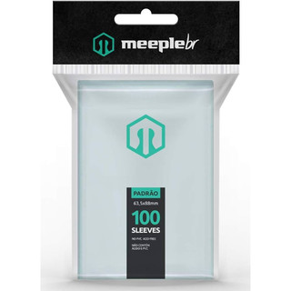 Sleeve MeepleBR Padrão PREMIUM 63,5 x 88 mm - 100 unidades