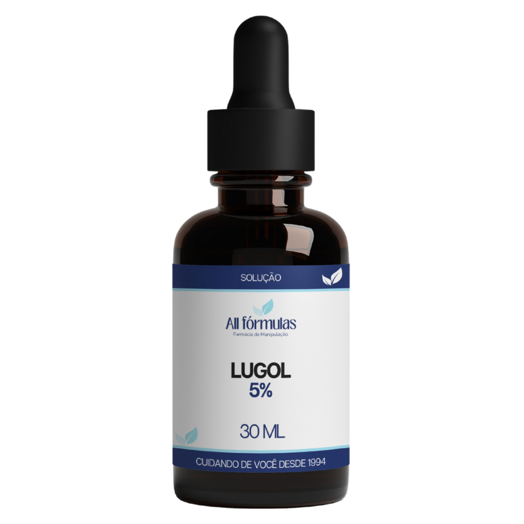Lugol 5% - Iodo Inorgânico - 30 ML - Original