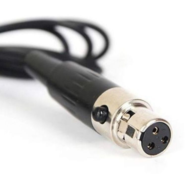 Microfone lapela mini XLR 3 pinos