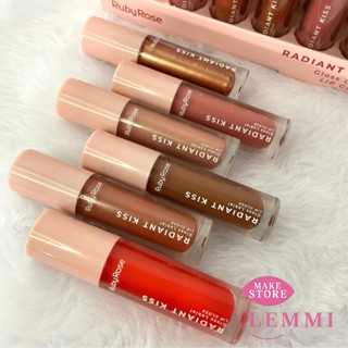 Gloss Labial Radiante Kiss - Ruby Rose HB L6400 em Oferta na Shopee