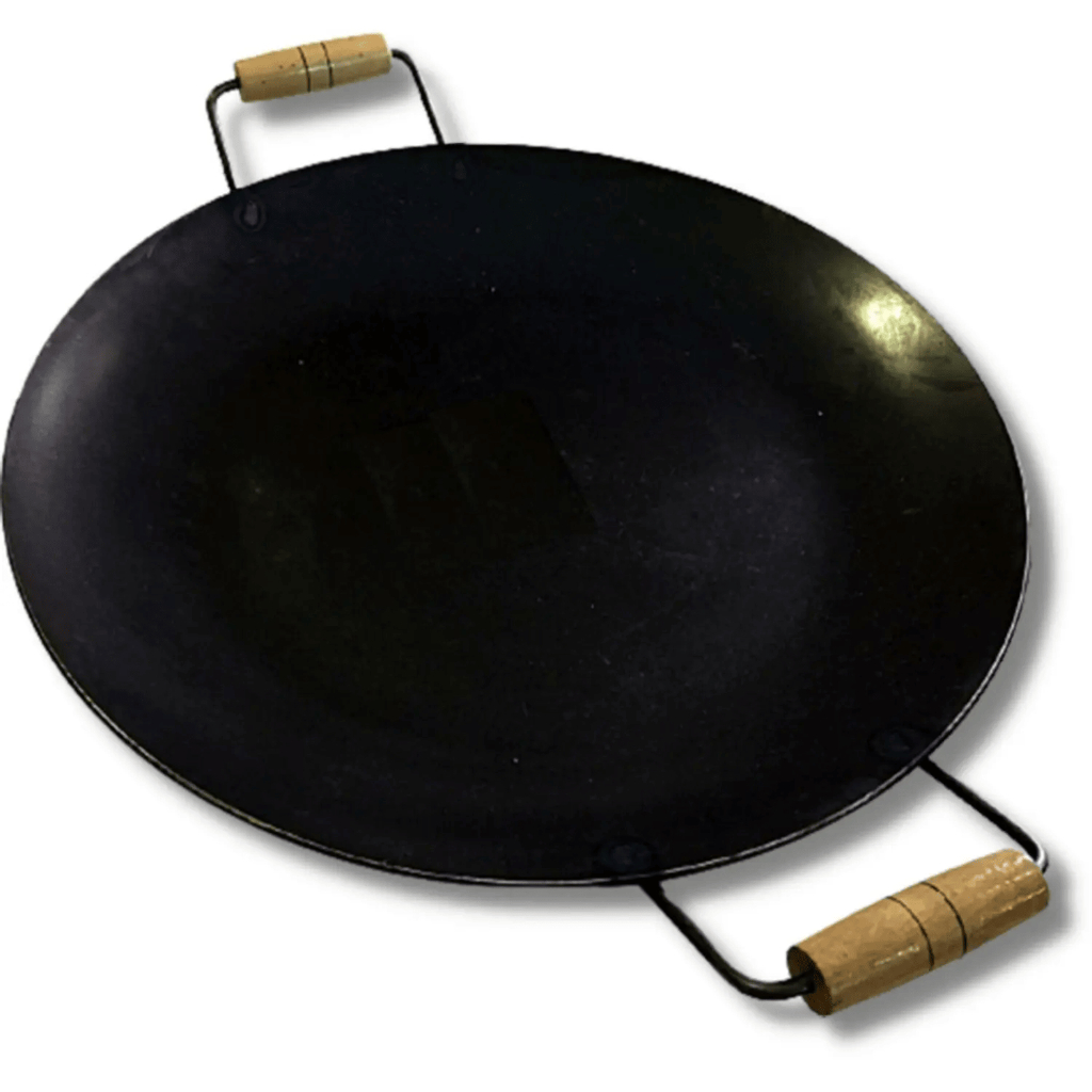 Tacho Disco Chapa de Arado Bifeira Grande 50cm Aço Rústico Reforçado com Alças