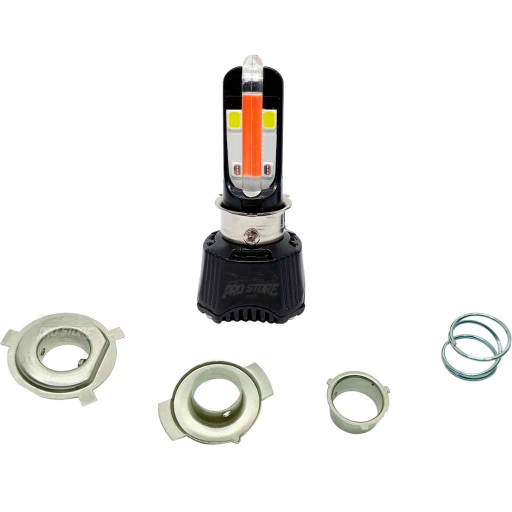 Lâmpada de Farol Super LED encaixe H4/M5/S2 para moto CB 300 - XRE 300 - BIZ 125 - CBX 250 TWISTER..