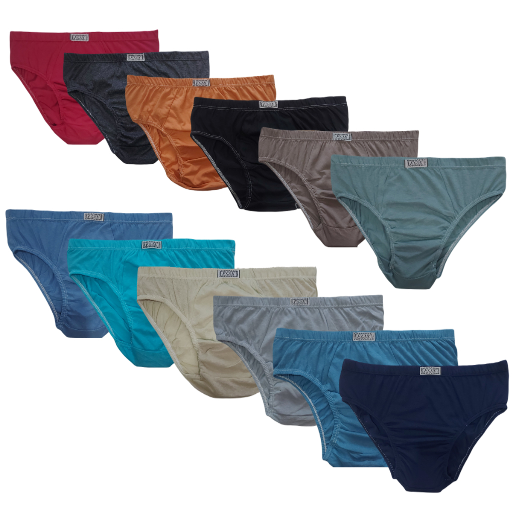Kit 10 Cuecas Slip 100% Algodão Masculina Super Qualidade Confortável e Respirável