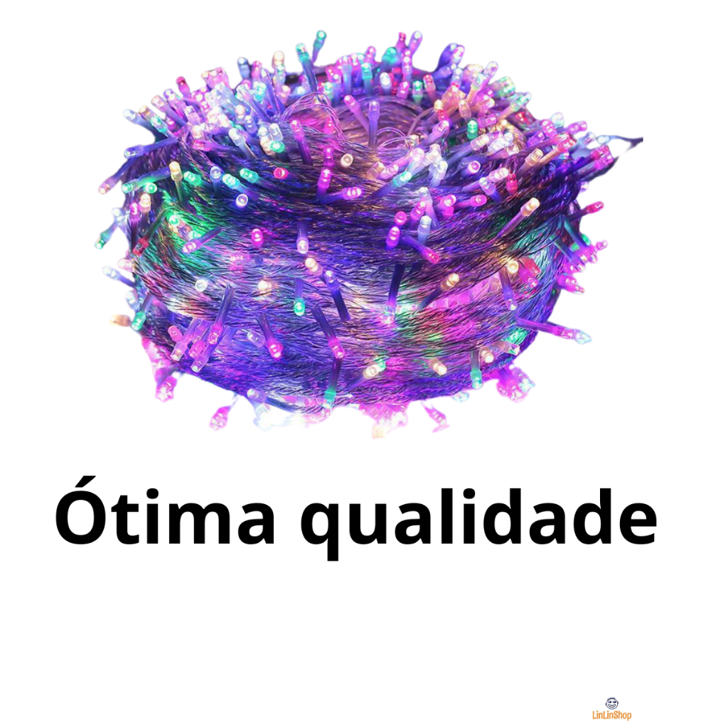 Pisca Pisca 10Metros 100Leds Luz Coloridos 110V 220V Iluminação De Natal E Decoração De Fe...