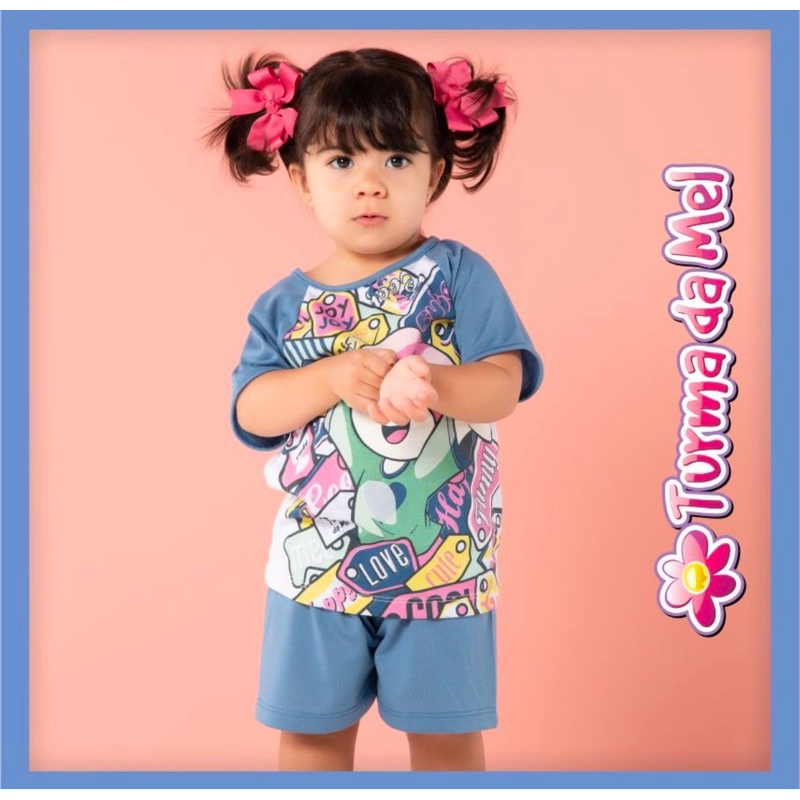 Short doll bebe Card Mel Turma Da Mel