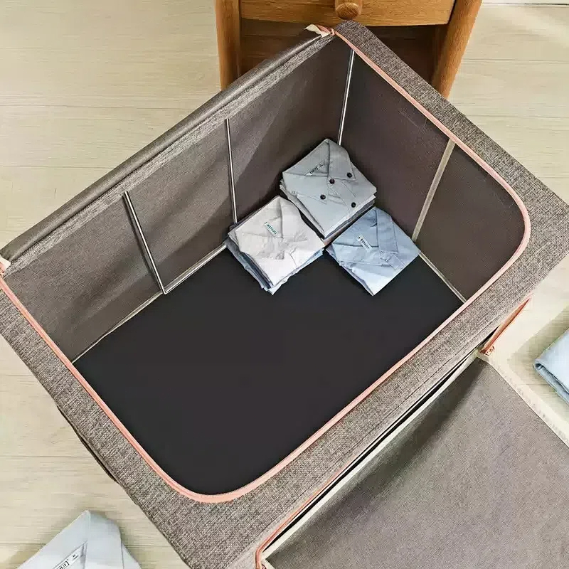 Caixa Saco Organizador Cobertor Casaco Guarda Roupa Ecológico Anti-Poeira Umidade -YH