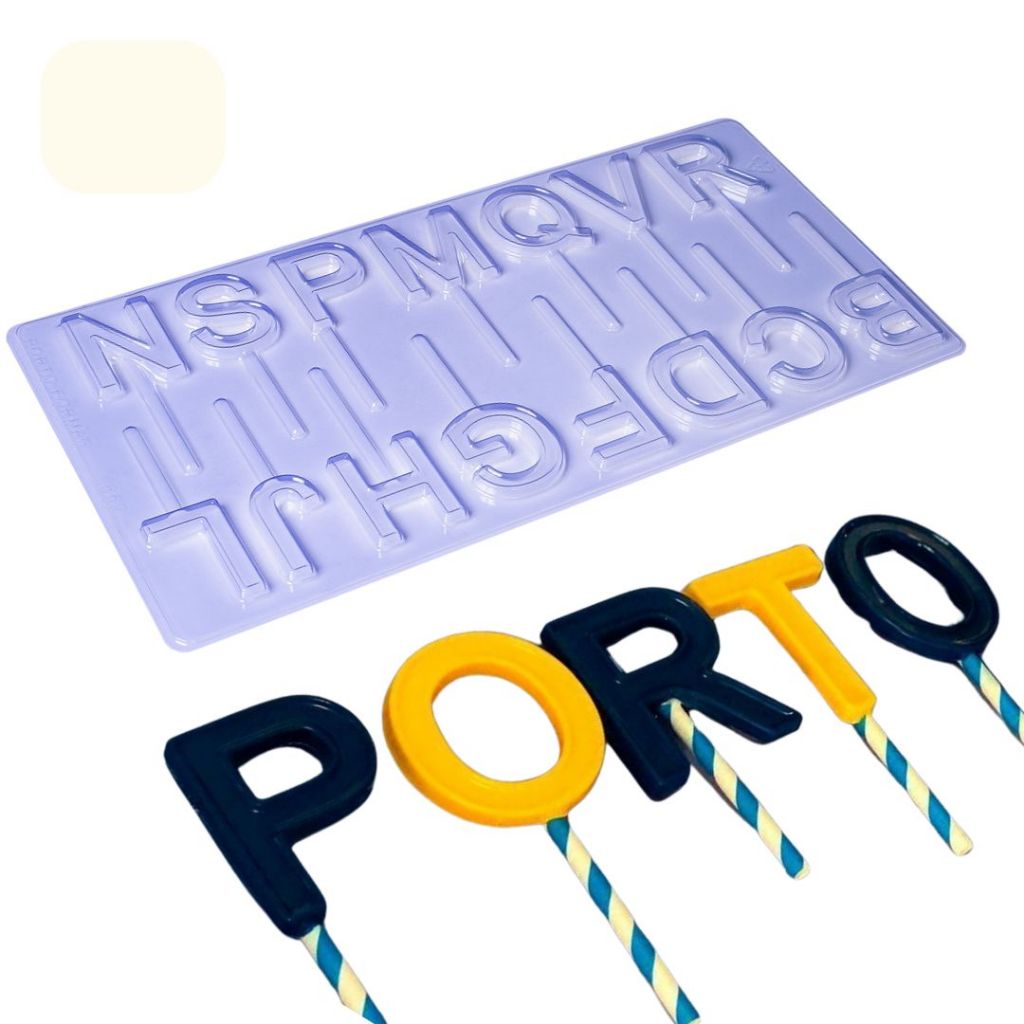 1~5 Forma De Modelagem Acetato Porto Pirulito Alfabeto 1 P852 em Oferta na Shopee