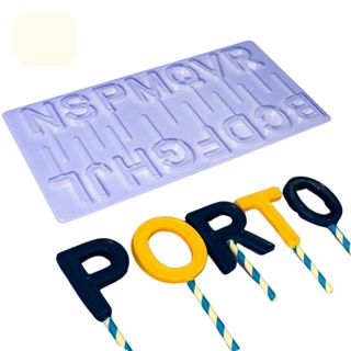 1~5 Forma De Modelagem Acetato Porto Pirulito Alfabeto 1 P852 em Oferta na Shopee