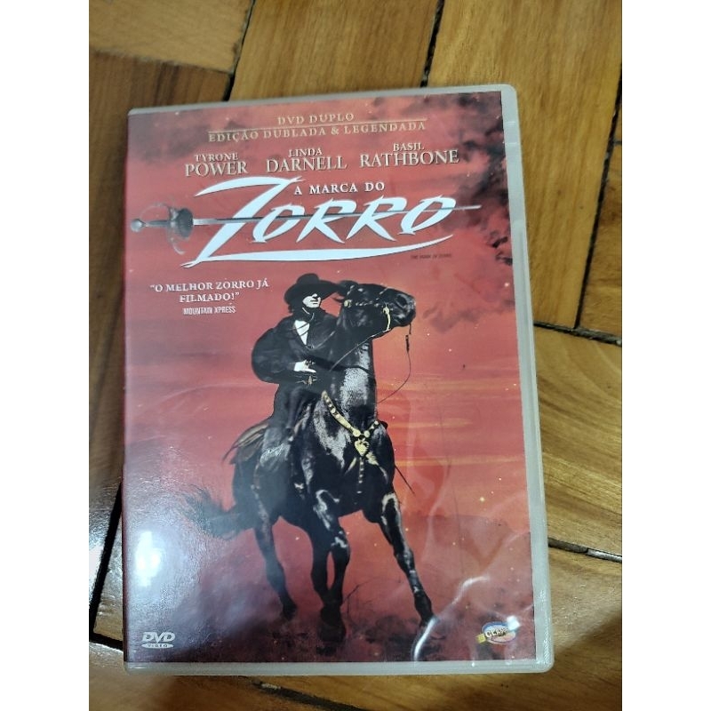 DVD A marca do Zorro - Tyrone Power