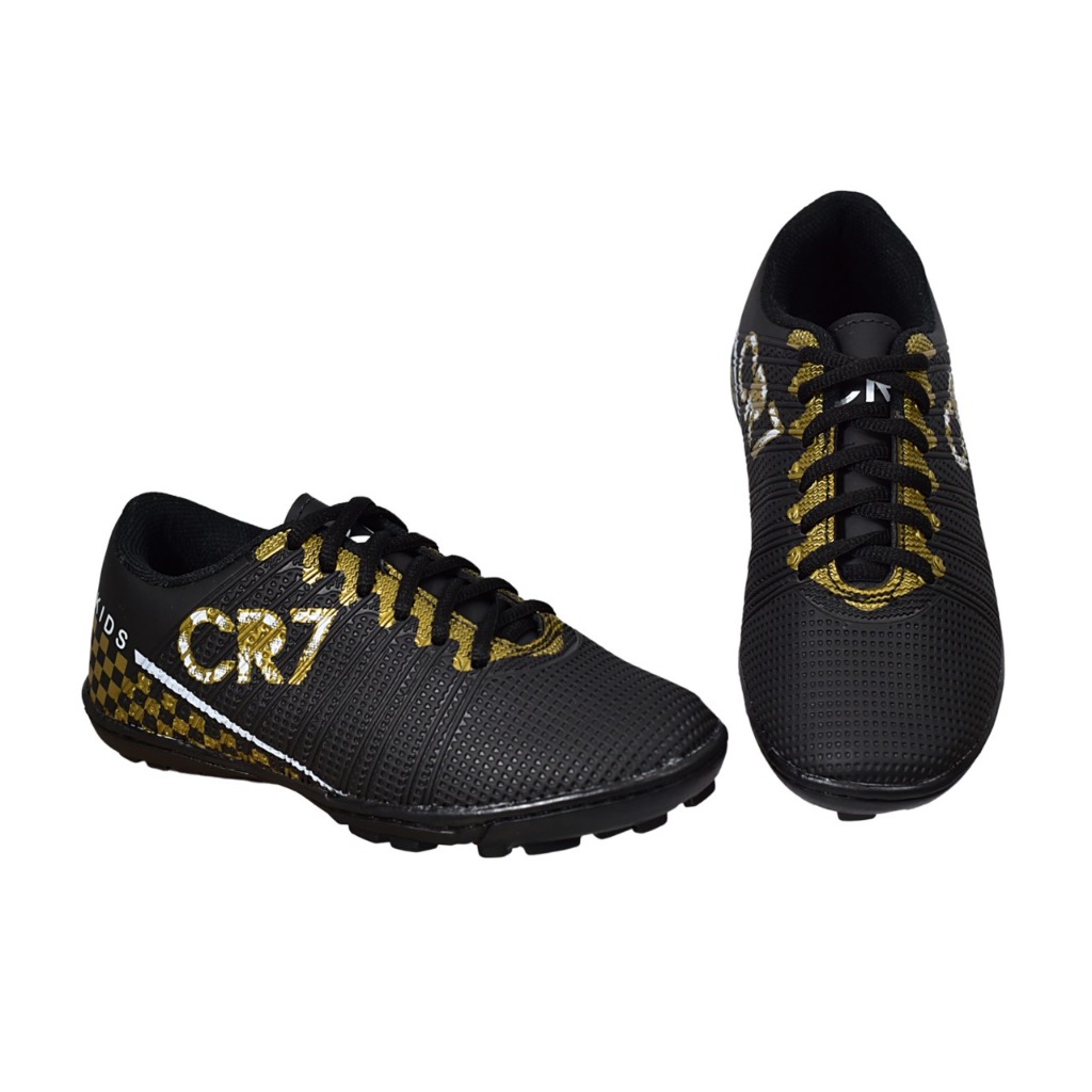 Chuteira Infantil Society Tenis Futebol cr7 Menino Grama Sintética promoção