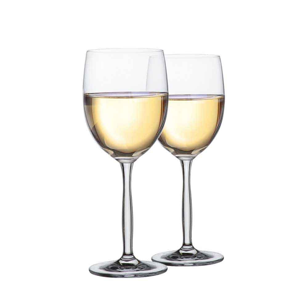 Jogo de Taças de Cristal Ritz Para Vinho Branco 335ml 2 Pcs - Ruvolo - Home & Living