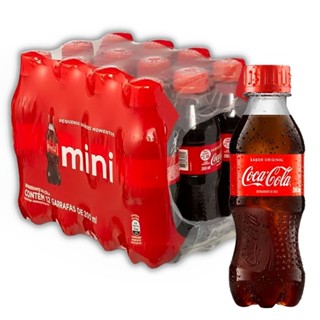 Refrigerante Mini Coca Cola Garrafinha 200ml C/12 Unidades em Oferta na Shopee