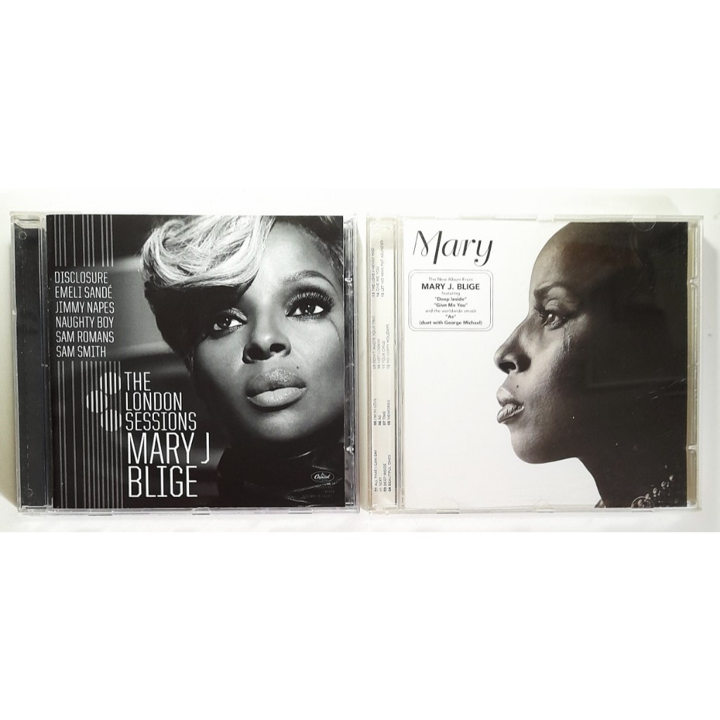 2 cds, Mary J. Blige, Mary + The London Sessions. Mídias intactas!