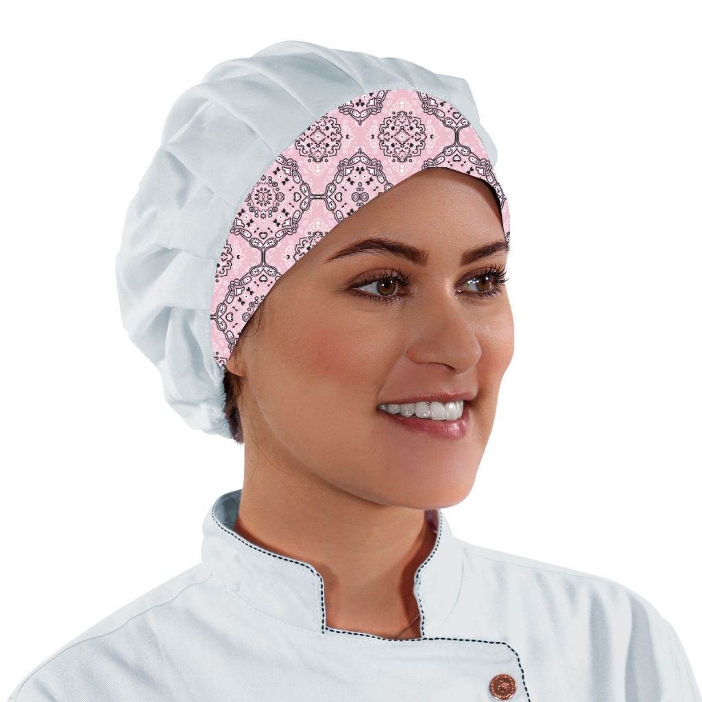 Touca Tipo Gorro Para Chef De Cozinha Médico Enfermeira Chapéu Unissex Uniforme Profissional Hospital Restaurante Bar