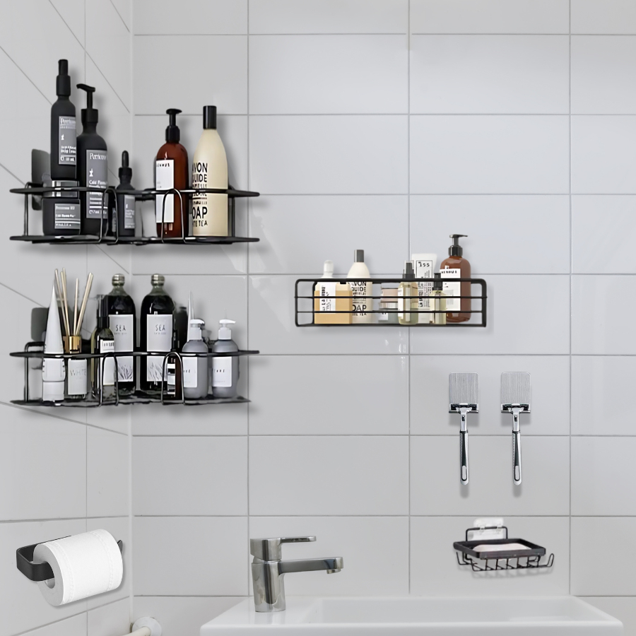 Kit Suporte de Banheiro para Cosméticos Suporte Organizador Multiuso em Oferta na Shopee