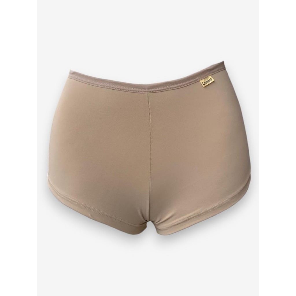 Kit Tangão Shortinho Conforto Estilo Boxer Não Marca Forro Algodão Lingerie Feminina Para Dormir