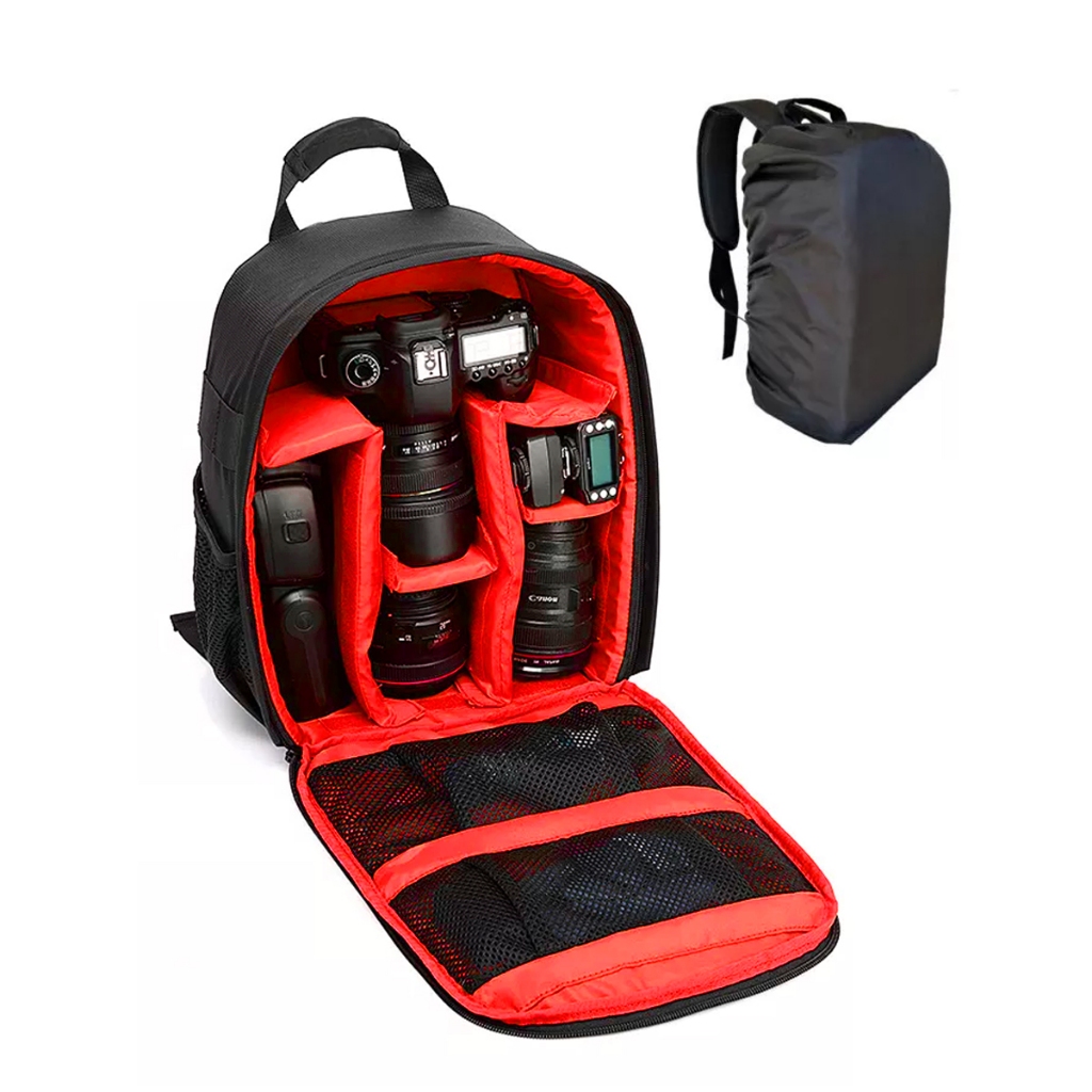 Mochila Fotográfica Profissional De Mão P/ Máquina Viagem Masculina e Feminina Canon Nikon Sony