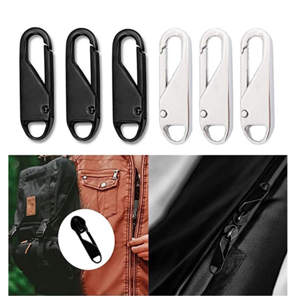 Puxador Zíper Metal Universal Bolsas Mochilas