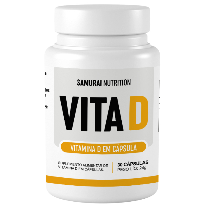 Vitamina D 50mcg (30 Cápsulas) - Samurai Nutrition