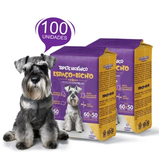 Kit 100 Tapetes Higiênicos Espaço De Bicho Para Cães 50x60cm Envio Imediato em Oferta na Shopee